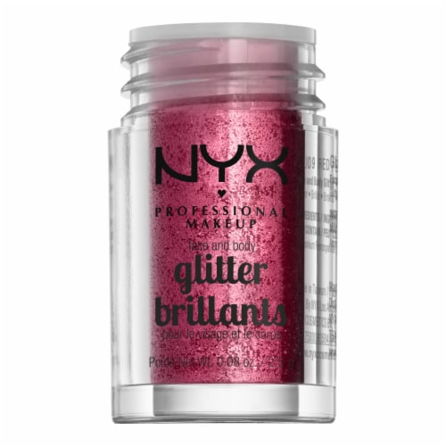 NYX Professional Makeup Glitter Brilliance Face + Body Glitter 9 Red Perspective: top