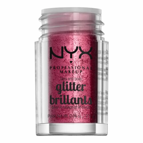 NYX Professional Makeup Glitter Brilliance Face + Body Glitter 9 Red Perspective: top