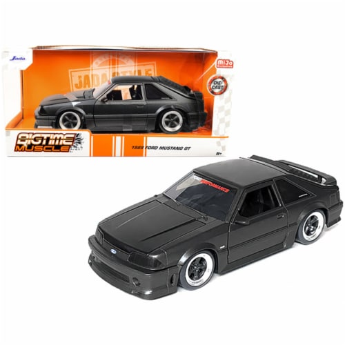 Jada 33605 1 24 Diecast 5.0 Hood Bigtime Muscle Series 1989 Ford Mustang GT Model Car Matt B 1 King Soopers