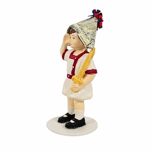 Patriotic I Pledge Allegiance Boy Polyresin Saturday Evevning Post Cp9176 Perspective: top