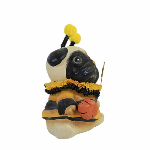 Halloween Bee-Ware-Pup Polyresin Dog Trick Or Treat Pumpkin Ma9179 Perspective: top