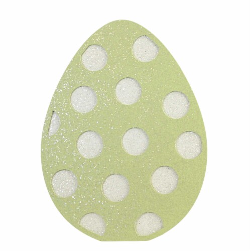 Easter Glittered Standing Easter Eggs Wood Pastel Easel Back Rl1712 Perspective: top