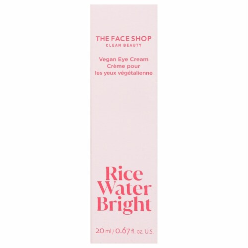 The Face Shop Rice Water Bright Vegan Eye Cream Perspective: top