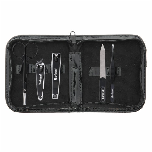 Barbasol CBG1-1001-BLK 6-Piece Nail Grooming Kit Perspective: top