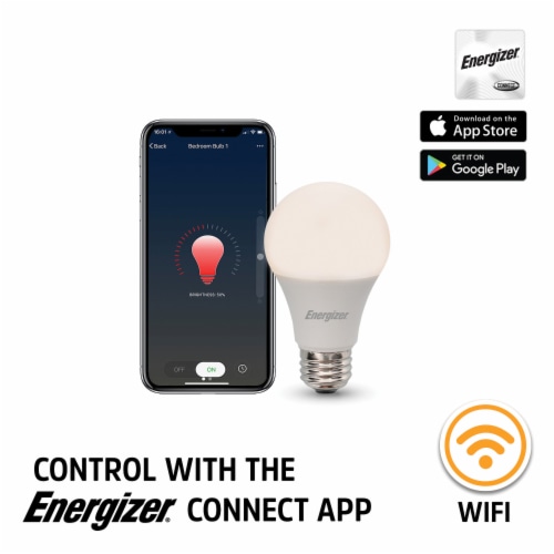 800-Lumen Smart Wi-Fi Warm White LED Bulbs (4 Pack) Perspective: top