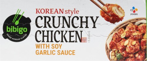 CJ Bibigo Korean-Style Soy Garlic Crunchy Chicken Perspective: top