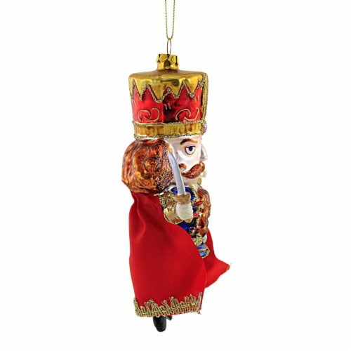 Holiday Ornament Nutcracker With Sword Glass Soldier Ballet Clara Dance 7981125 Perspective: top