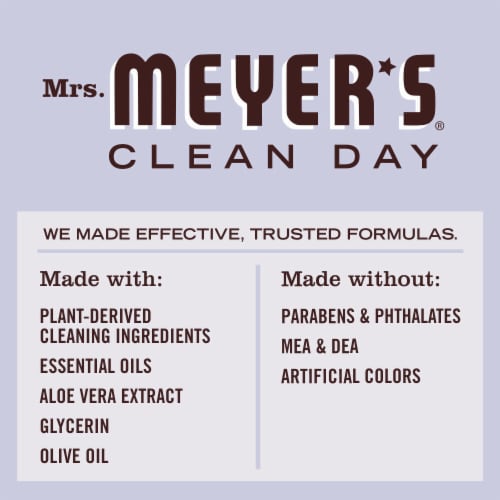 Mrs. Meyer's Clean Day Lavender Scent Liquid Hand Soap Perspective: top