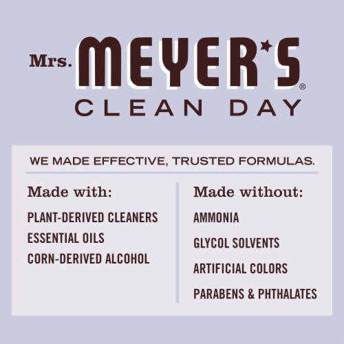 Mrs. Meyer's Clean Day Lavender Glass Cleaner Perspective: top