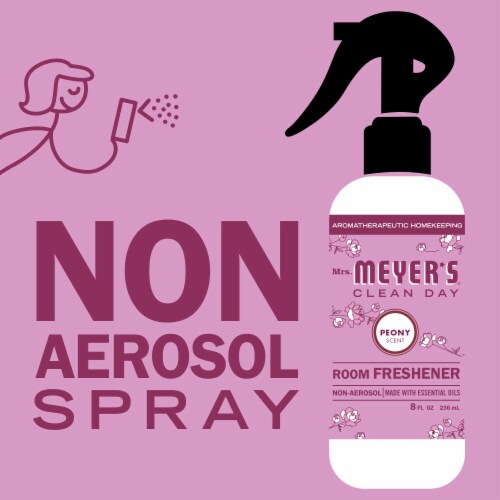 Mrs. Meyer's Clean Day Peony Scent Room Freshener Perspective: top