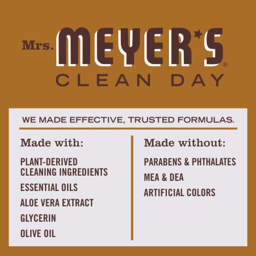MRS MEYERS CLEAN DAY Liquid Hand Soap Acorn Spice Perspective: top