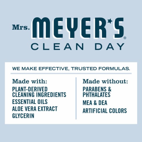 Mrs. Meyer's Clean Day Snowdrop Liquid Dish Soap Perspective: top