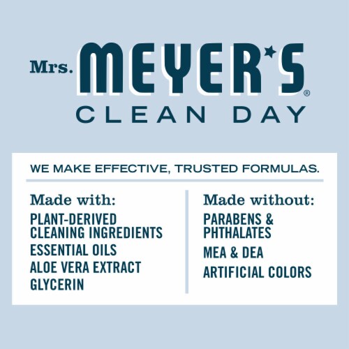 Mrs. Meyer's Clean Day Snowdrop Liquid Dish Soap Perspective: top