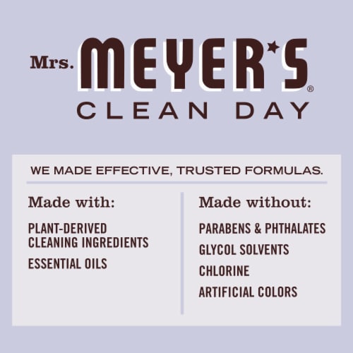 Mrs. Meyer's Clean Day Lavender Concentrate Multi-Surface Cleaner Perspective: top