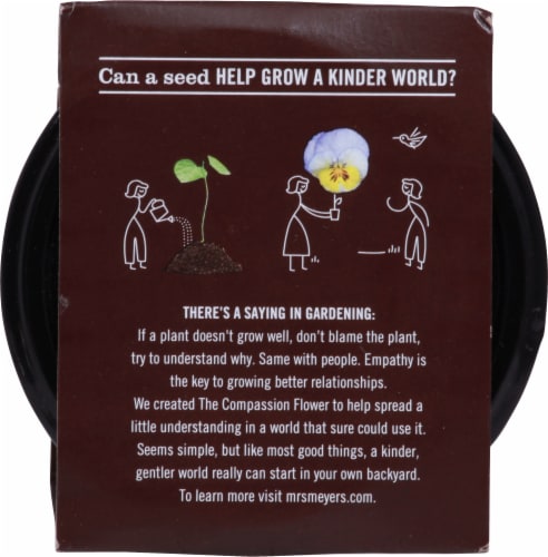 Mrs. Meyers® Clean Day Compassion Flower Scented Soy Candle Perspective: top