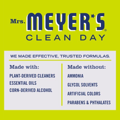 MRS MEYERS CLEAN DAY Glass Cleaner Lemon Verbena Perspective: top