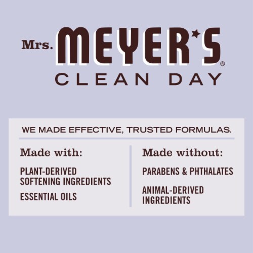 Mrs. Meyer's Clean Day Lavender Liquid Fabric Softener Perspective: top