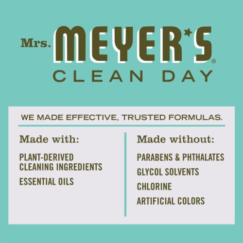 Mrs. Meyer's Clean Day Basil Multi-Surface Cleaner Concentrate Perspective: top