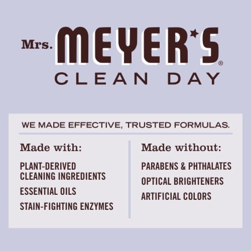 Mrs. Meyer's Clean Day Lavender Laundry Detergent Perspective: top