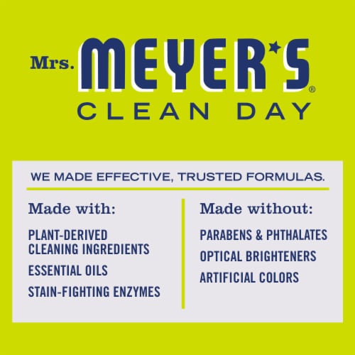 Mrs. Meyer's Clean Day Lemon Verbena Laundry Detergent Perspective: top