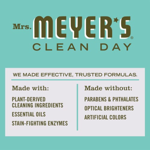 Mrs. Meyer's Clean Day Basil Laundry Detergent Perspective: top