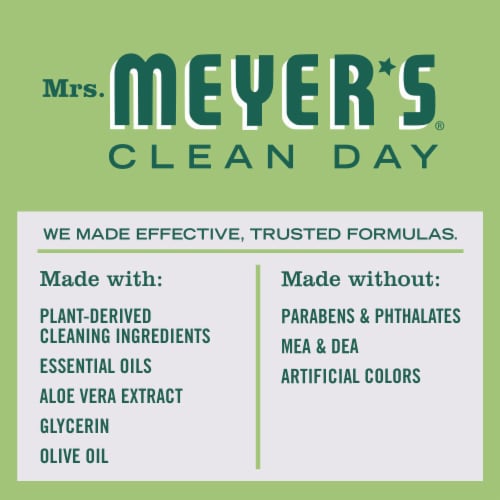 Mrs. Meyer's Clean Day Liquid Hand Soap, Iowa Pine Scent, 12.5 Ounce Bottle Perspective: top