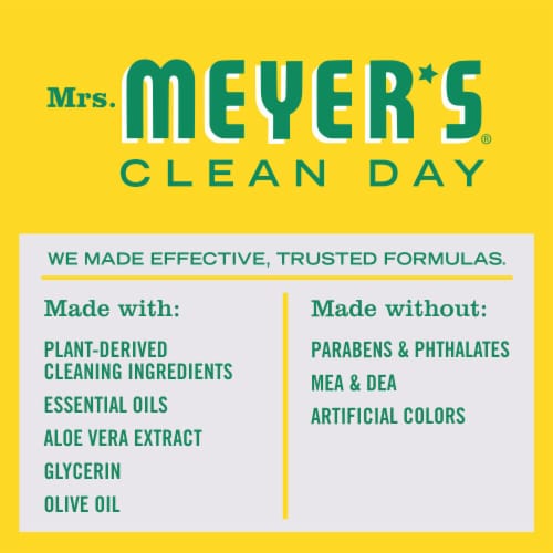 Mrs. Meyer's Clean Day Honeysuckle Scent Liquid Hand Soap Perspective: top