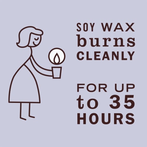 Mrs. Meyer's Clean Day® Lavender Soy Candle Perspective: top