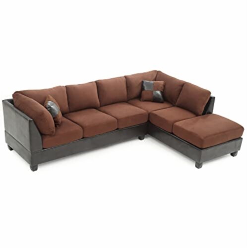Glory Furniture Pounder G290B-Sc Sectional , Chocolate Perspective: top