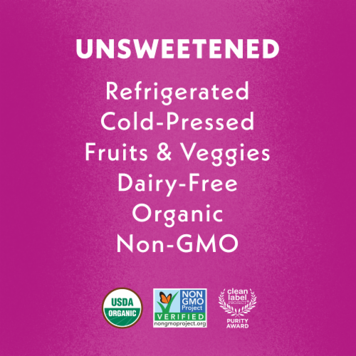 Once Upon a Farm™ Apple Carrot Beet and Ginger with Flax Seed Organic Baby Food Pouch Perspective: top