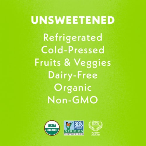 Once Upon a Farm™ 2nd Stage Apple Banana Spinach and Avocado Organic Baby Food Pouch Perspective: top