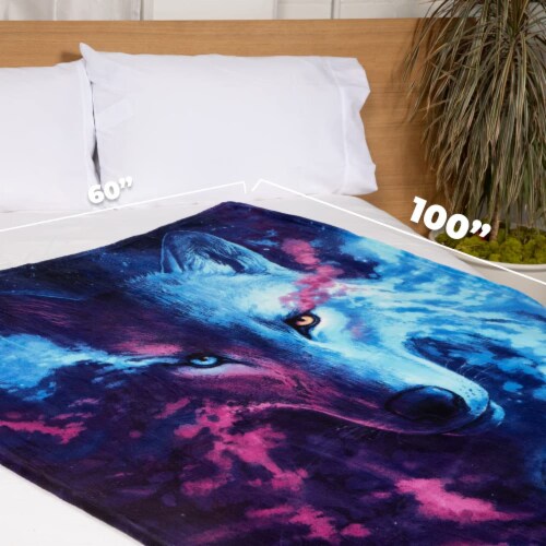 Wolf blanket full size best sale