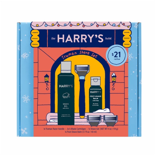 Harry's Holiday 2021 Shave Set Perspective: top