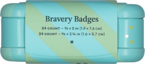 Welly™ Bravery Badges Assorted Flex Fabric Bandages Perspective: top