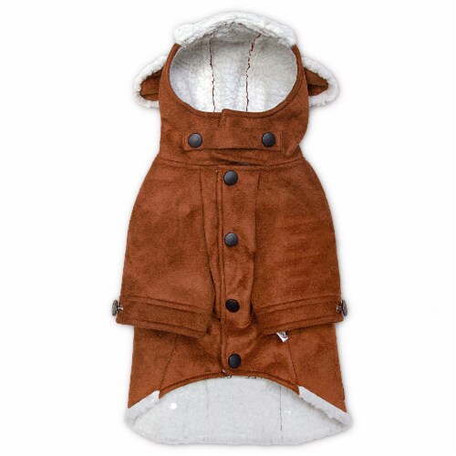 Touchdog Tuskegee Aero-Vintage Designer Dog Coat Perspective: top