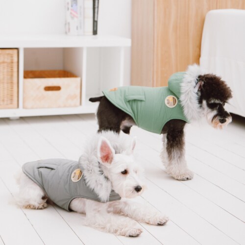 Touchdog Eskimo-Swag Duck-Down Parka Dog Coat Perspective: top
