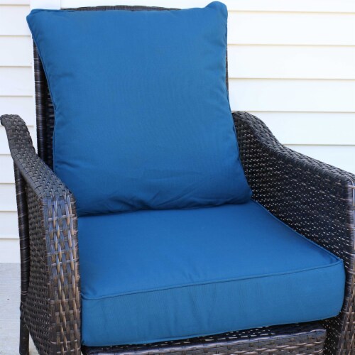 Blue cushions 2025 for outdoor chairs