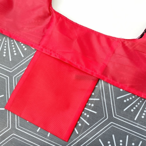 Wrapables AllyBag Collection Reusable Shopping Bag, Starburst Perspective: top