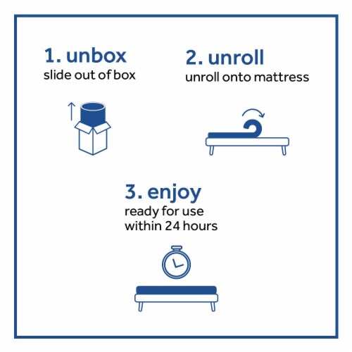 Sealy SealyChill™ Gel Memory Foam 2-Inch Mattress Topper with Cover Perspective: top