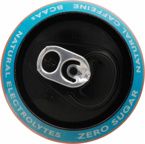 ASHOC Accelerator Orange Freeze Energy Drink Can Perspective: top