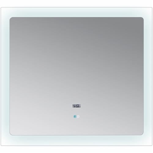 Lugano 36" Wide x 32" Tall LED Mirror w/ Defogger Perspective: top