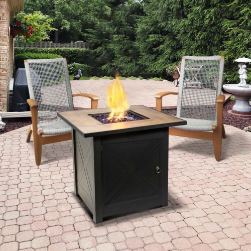 Black propane discount fire pit