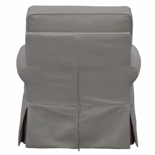 Chair ottoman slipcover set clearance