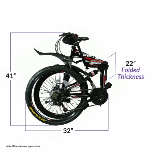Xspec 26 shop folding bike