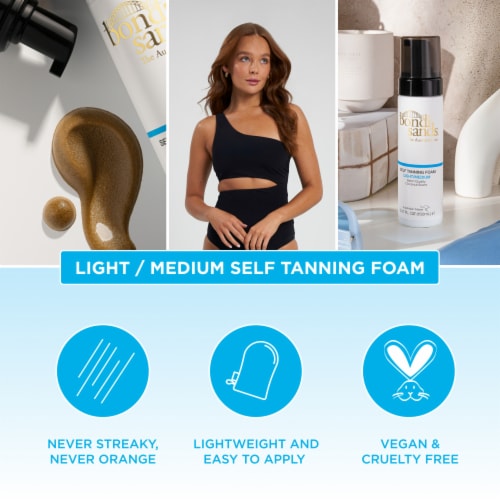 Bondi Sands Self Tanner Foam Light/Medium, 5.07 fl oz Perspective: top