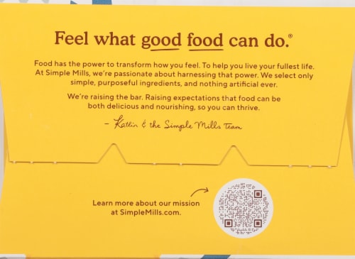 Simple Mills® Fine Ground Sea Salt Almond Flour Crackers Perspective: top