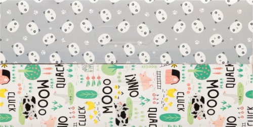 The Honest Company Clean Conscious Diapers Pandas + Barnyard Babies Size 2 (12-18 lbs) Perspective: top