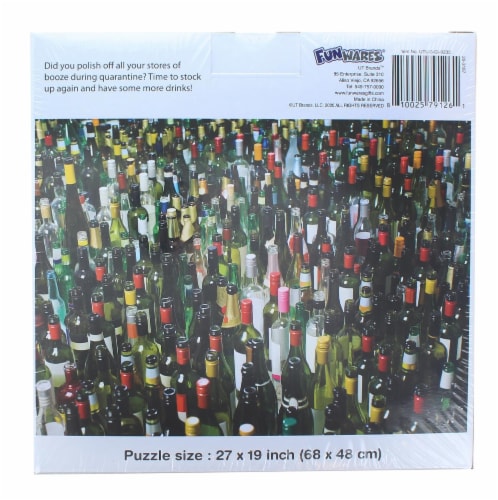 Wine Time Puzzle 1000 Piece Jigsaw Puzzle Perspective: top