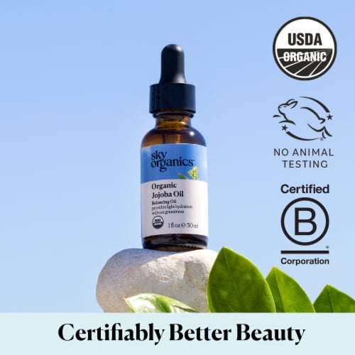 Sky Organics™ Jojoba Oil Perspective: top