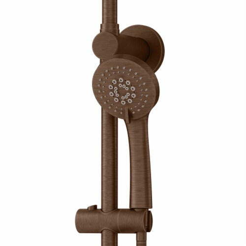 PULSE ShowerSpas Lanai Oil-Rubbed Bronze Shower System Perspective: top